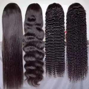 Deep Wave Lace Frontal Wig Brazilian Curly Lace Hair Wigs for Black Women