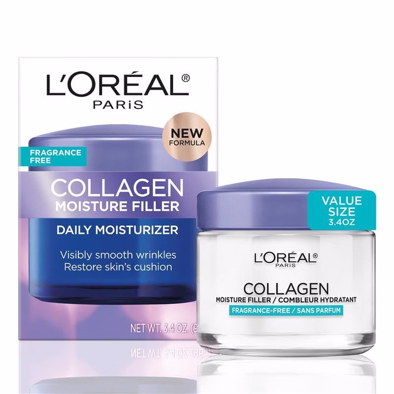 L'Oreal Paris Collagen Moisture Filler Face Cream | Daily Anti-Aging Moisturizer