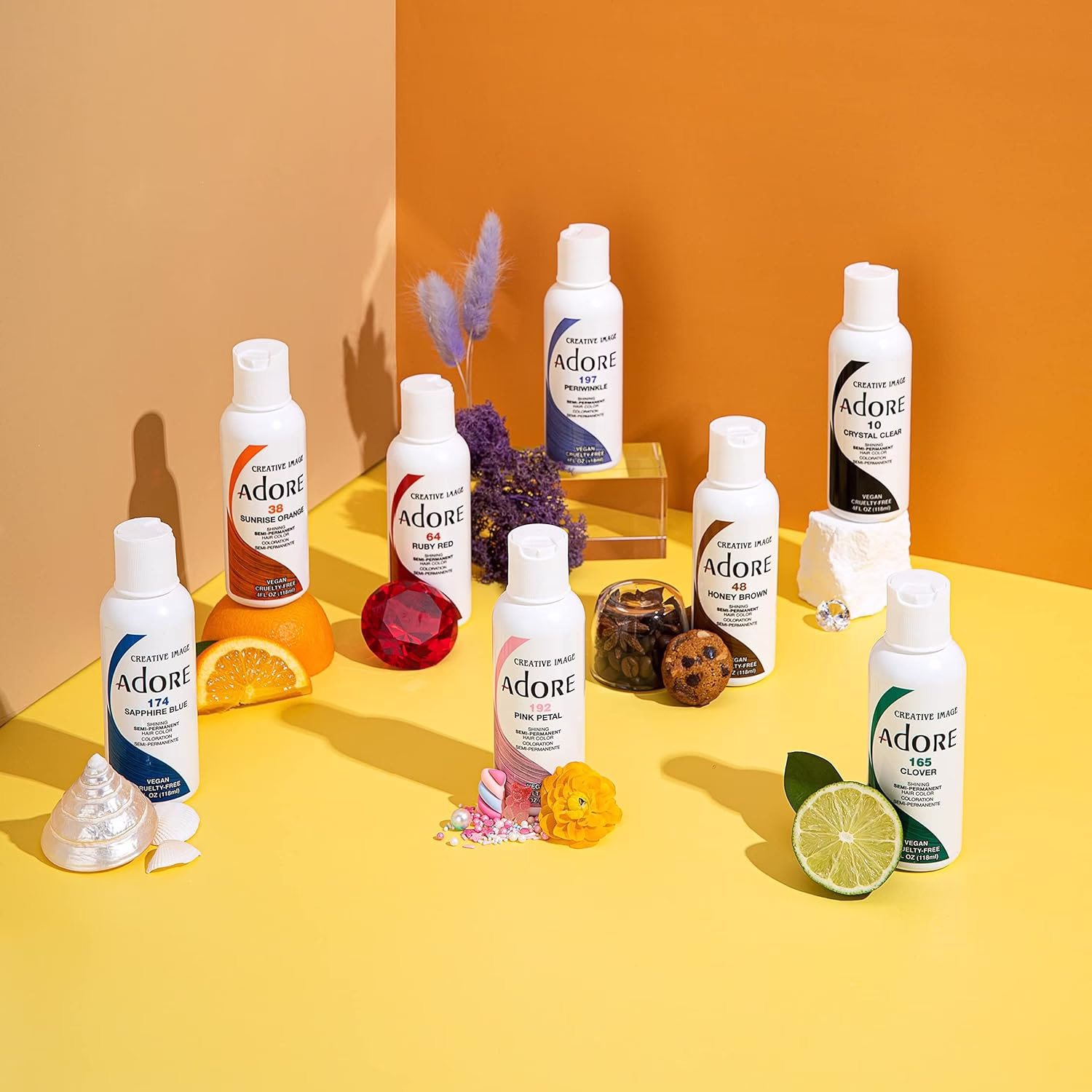 Cajun Spice 56 Vegan Free Hair Color for Warmth & Depth | Adore Semi-Permanent - Image 5