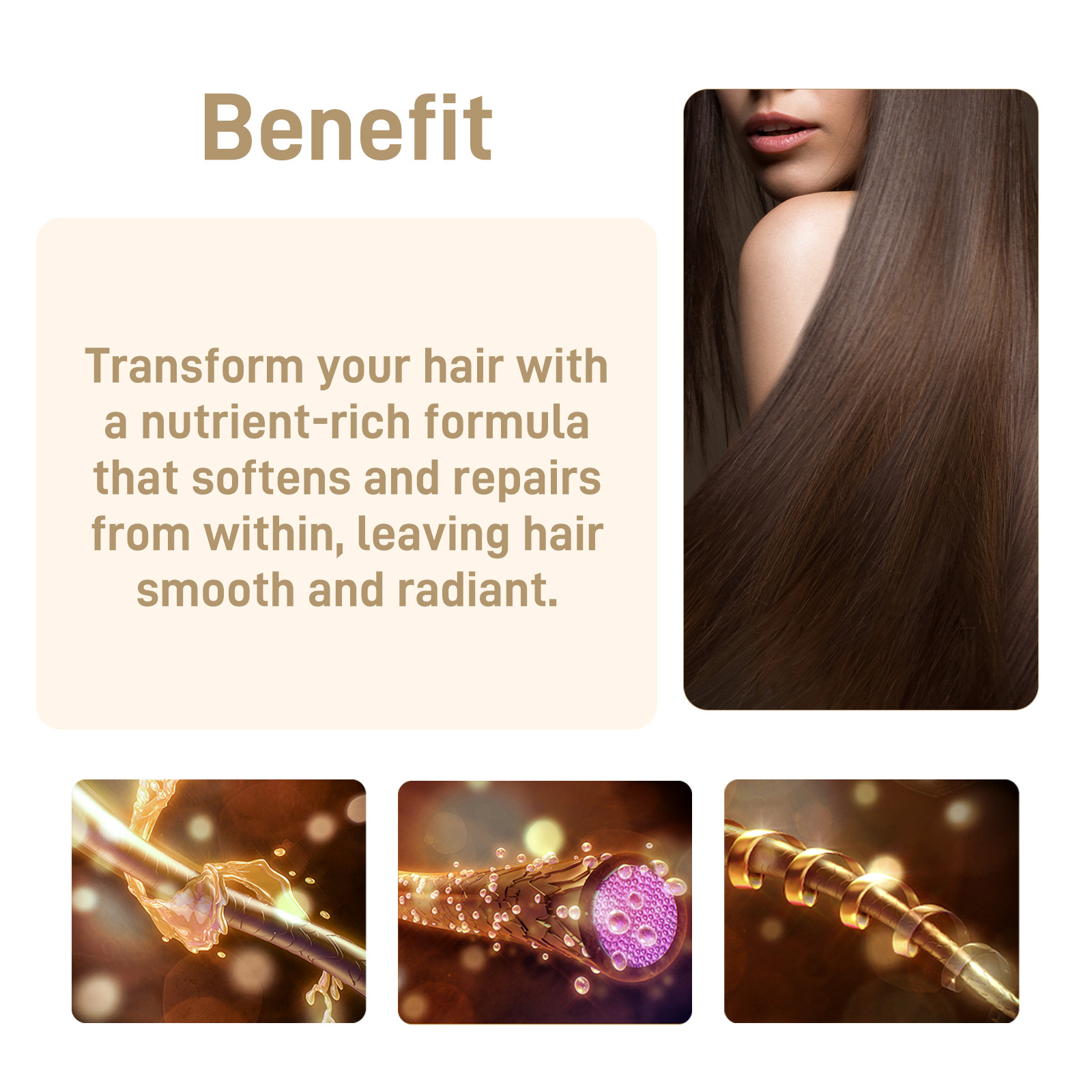 Hair Conditioner For Improving Dry Hair, Moisturizing And Smoothing - Image 5