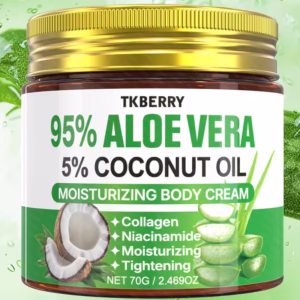 Body Cream with Aloe Vera & Coconut Oil for Moisturizing 70g