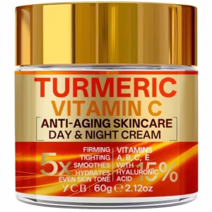 Turmeric & Vitamin C Anti-Aging Cream – Day & Night Firming & Hydrating 60g