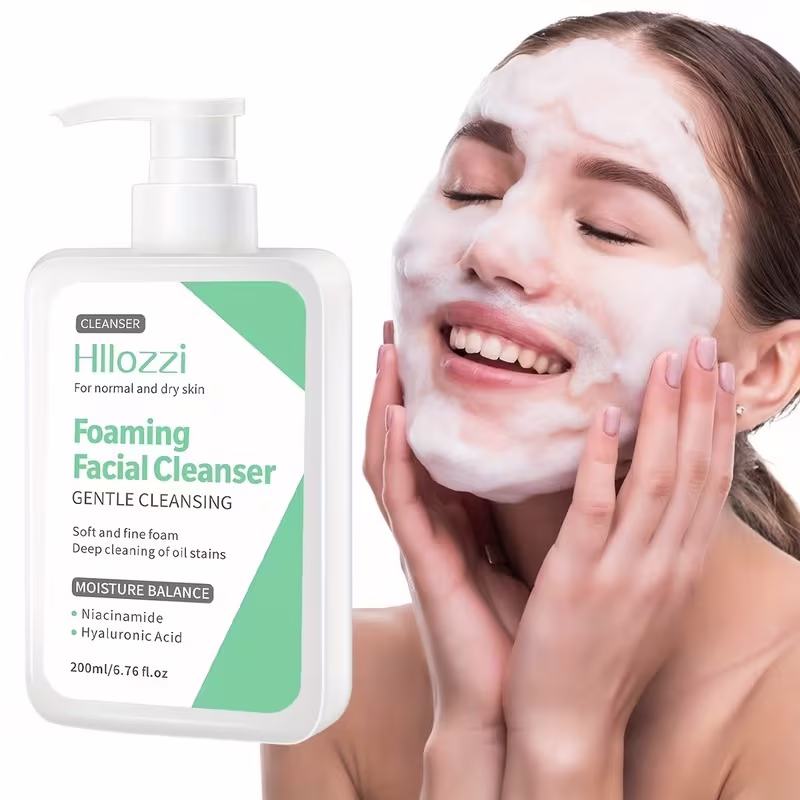 Hllozzi Foaming Facial Cleanser- Gentle Deep Clean & Moisture 200ml