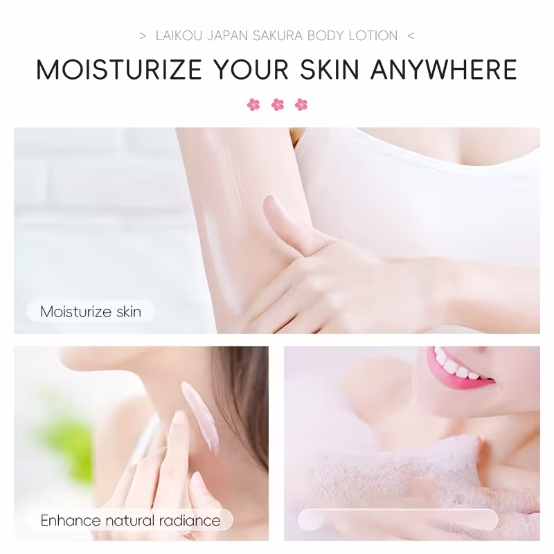 Body Lotion 250g / 8.8oz: Radiant Glow & Even Tone with Sakura - Image 4
