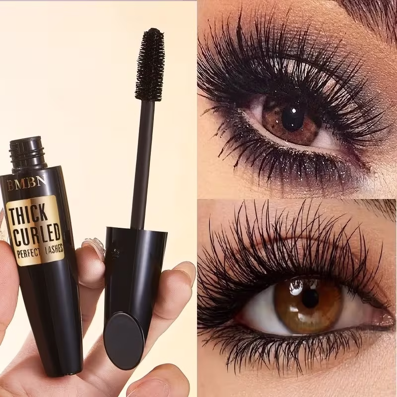 4D Waterproof Mascara for Volume Curl & Length | Long Lasting Black - Image 4