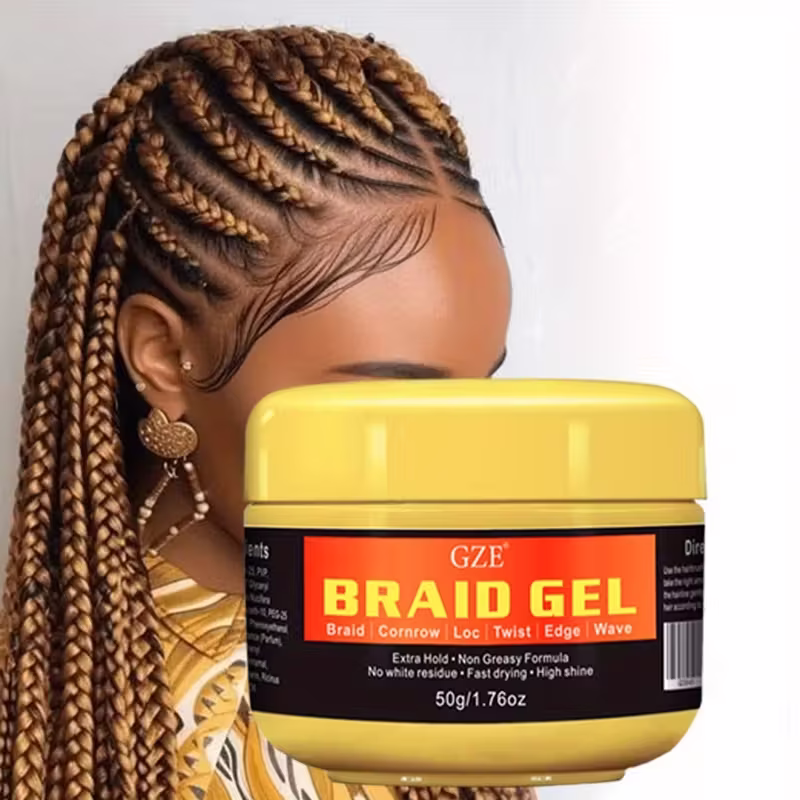 GZE Braid Gel: Extra Hold & High Shine 50 g - Image 3